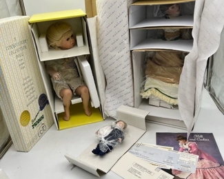 Danbury Mint & Seymour Mann dolls
