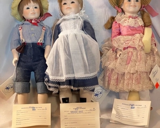 Dolls By Jerri Becky, Huck & Virginia Dare
