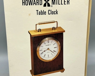 Howard Miller Table Clock New In Box
