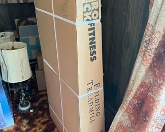 Never Opened Rock Fitness Model 2762 RK Folding Treadmill
