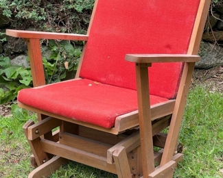 Retro Glider Chair From Quebec
