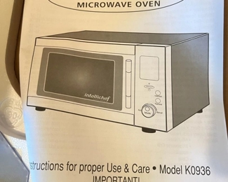 Sealed In Box Intellichef Model K0936 Microwave Oven

