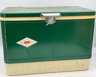 Vintage Coleman Metal Cooler
