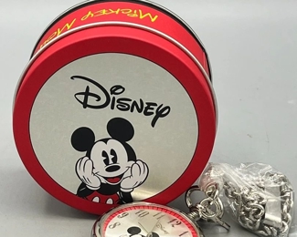 Walt Disney Mickey Mouse Pocket Watch
