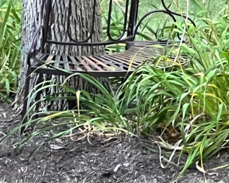 Half Round Architectural Steel Garden bench