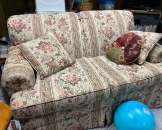 floral loveseat