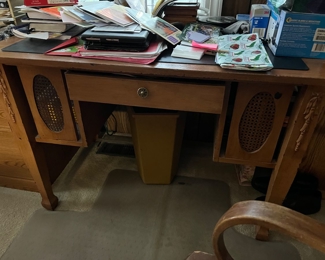 vintage ornate desk