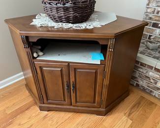 corner media cabinet