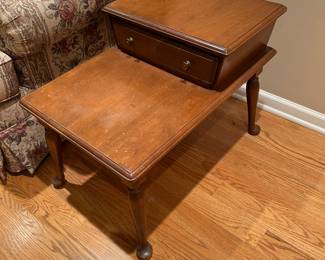Vintage Pennsylvania House step up end tables,, 2