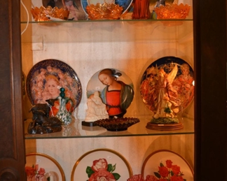 collectors plates - decorative glassware