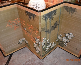 vintage Asian screen