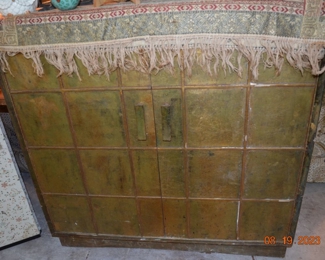 Faux finished cedar cabinet  - Lane- vintage