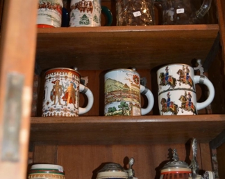 vintage steins