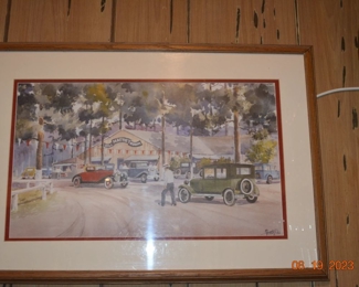 original art - Woodrow Foster - Matties Ball Room
