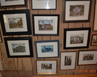 vintage prints - signed