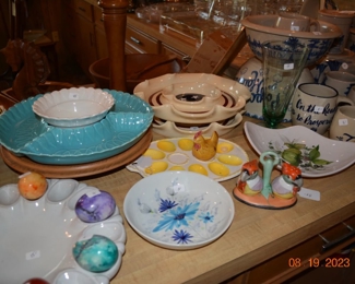 vintage serving pieces