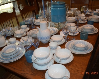 Rosenthal Lotus Azure - Vintage - 105 pieces