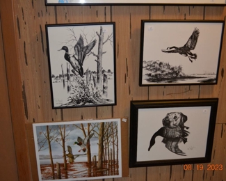 1970's Ron Atwood signed and numbered