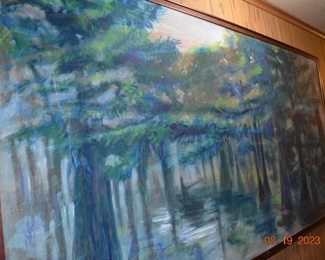 Very large Caddo lake original art