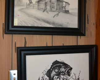 1970's Ron Atwood - signed and numbered prints