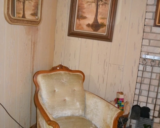 Vintage upholstered chair