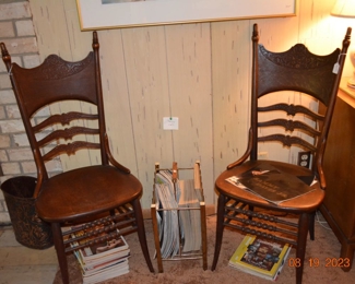 antique oak chairs