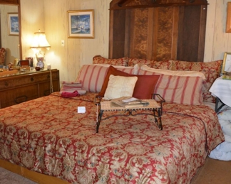 antique king headboard - nice Polo king bed set