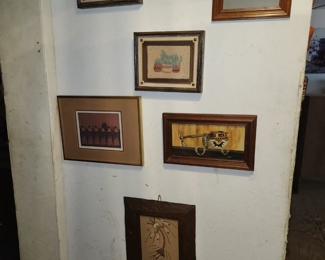 Indian pictures, some signed by artist