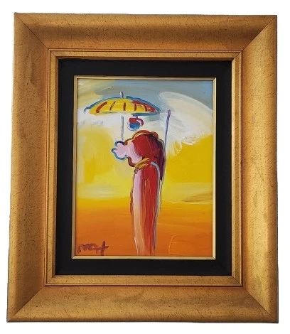 Peter Max Umbrella Sage w/ Cane Painting