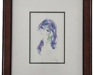 Shan-Merry Nuit Profonde Framed LE Seriolithograph