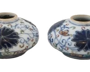 Chinese Porcelain Doucai Guangxu Water Drop Vases