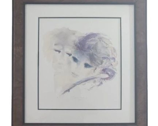 Shan-Merry L'Ombre Bleue Color Giclee on Paper