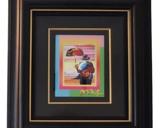 Peter Max Framed Umbrella Man on Blends