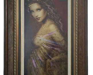 Csaba Markus La Liciana Hand Embellished Giclee