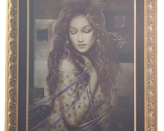 Csaba Markus Jours Amor Hand Embellished Giclee