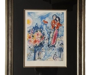 After Marc Chagall Entre L'Hiver et le Printemps