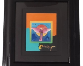Peter Max Angel with Sun on Blends Original