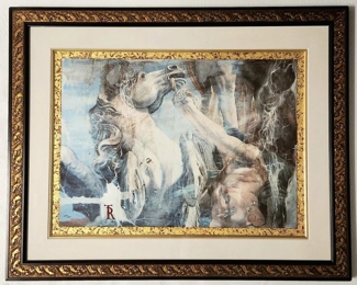 Tomasz Rut Untitled II Giclee & Gold Embellishment
