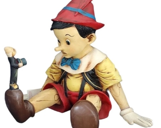 Rare Yab Design 1998 Pinocchio and Jiminy Cricket
