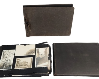 Lot of 3 Antique Photo Albums Packed w/ Old Photos
