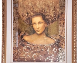 Csaba Markus Ladonna Signed Serigraph on Paper