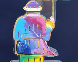 Peter Max Umbrella Man Ver. III #52 Sculpture