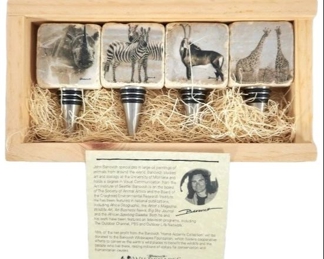 Quality Banovich Italian Marble Wine Stoppers