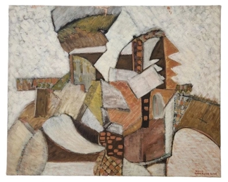 David Anderson Original Cubism Oil Painting