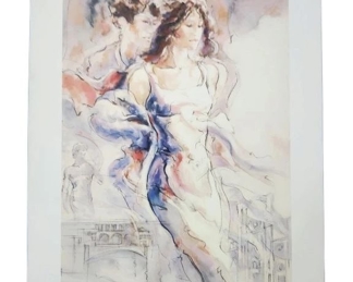 Peter Nixon Memories of Florence I Seriolithograph