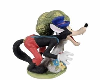 Walt Disney Prod. Big Bad Wolf Porcelain Figurine
