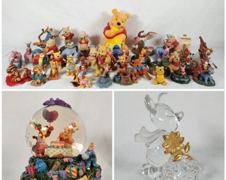 Large Lot of Disney Winnie the Pooh incl. Lenox