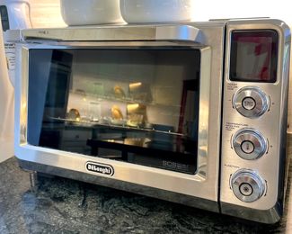 $150 each (3 available); DeLonghi Livenza 0.8 cu ft convection oven (sells new for $250).                                                                              $10 each (2 available); Crate and Barrel white French onion crocks