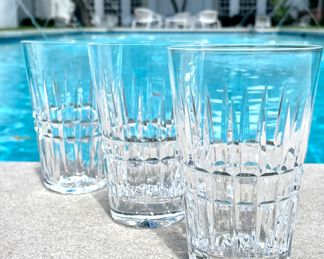 SOLD-- set of 8 Waterford highball glasses