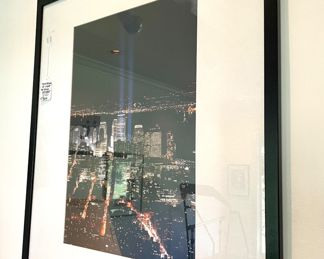 $1000; 16" x 23"; "Twin Beams of Light" photograph by Vince LaForet